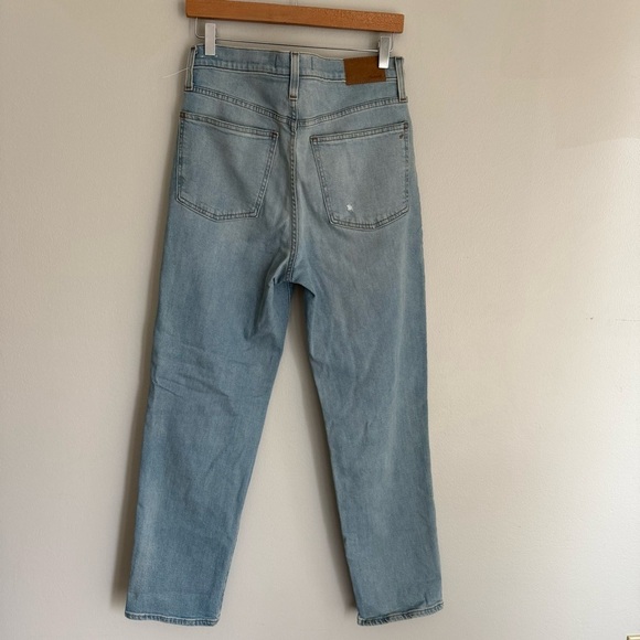 Madewell the perfect vintage straight leg jeans light wash size 28 DM5779 - Picture 3 of 10